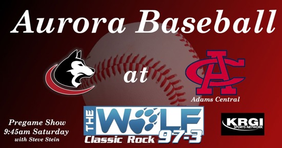 Aurora Baseball Goes to Adams Central