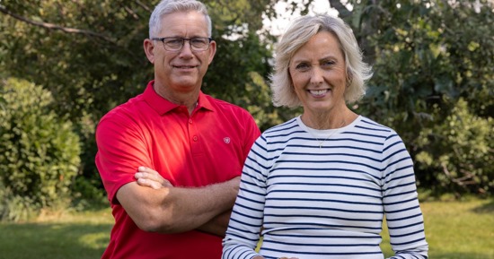 Lynne Walz and her running mate Ben Steffen