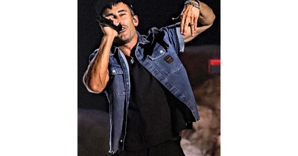 Phil Wickham sings at the Nebraska State Fair on Sunday night,