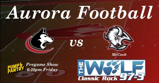 Aurora FB Takes Care of McCook on Senior Night