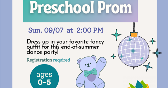 Grand Island Public Library to Host Preschool Prom September 7