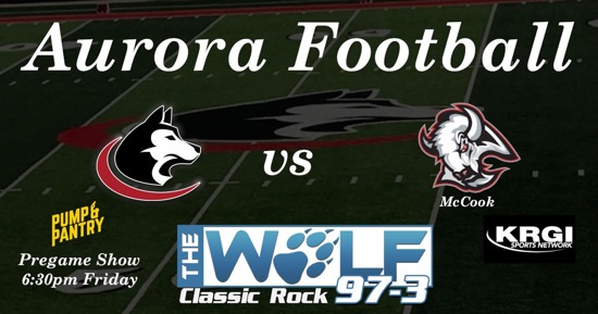 Aurora FB Hosts McCook Friday